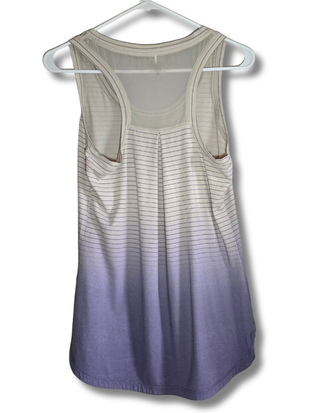 CALIA by Carrie Underwood Racer Back Sheer Panel Athletic Tank Women's Size M - Picture 4 of 8